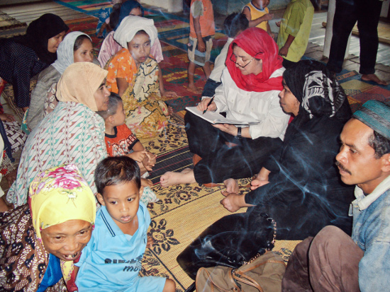 Conducting the Psychosocial Needs Assessment in one of Aceh’s post-conflict villages - Byron Good A new model for mental health care?